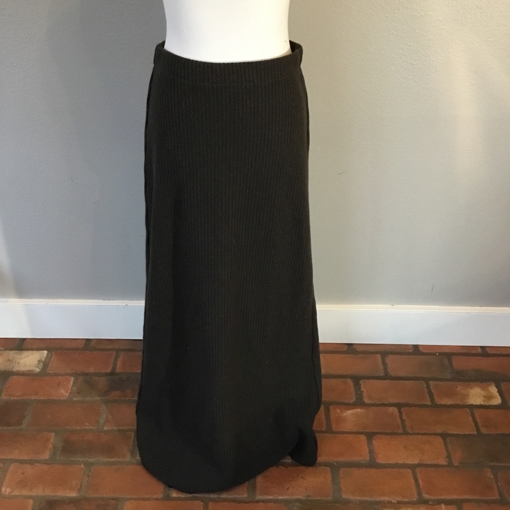 Sweater Skirt army green